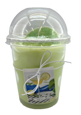 At Home Margarita 10 oz Soy Blend Scented Candle Single Wick By Mirabeau